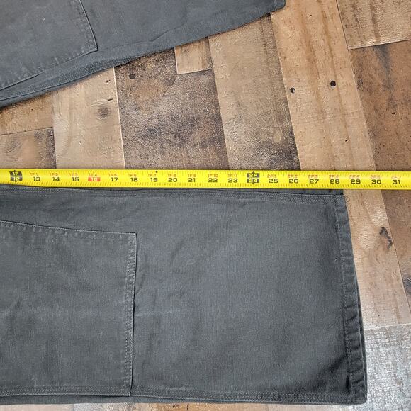 Bear River Workwear Double Knee Carpenter Baggy Loose Gray Pants Mens 40x32 - Picture 12 of 12